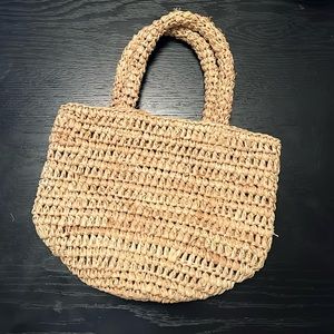 Jenni Kayne Mini Raffia Tote